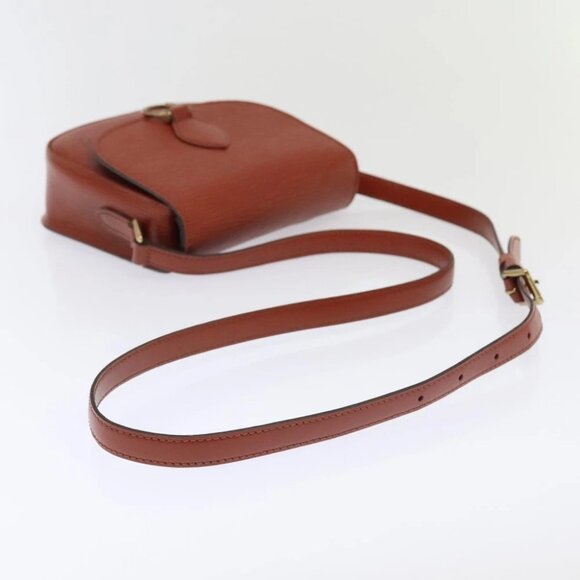 LOUIS VUITTON Epi Saint Cloud PM Shoulder Bag Brown M52213 LV Auth 94852 - Picture 9 of 15